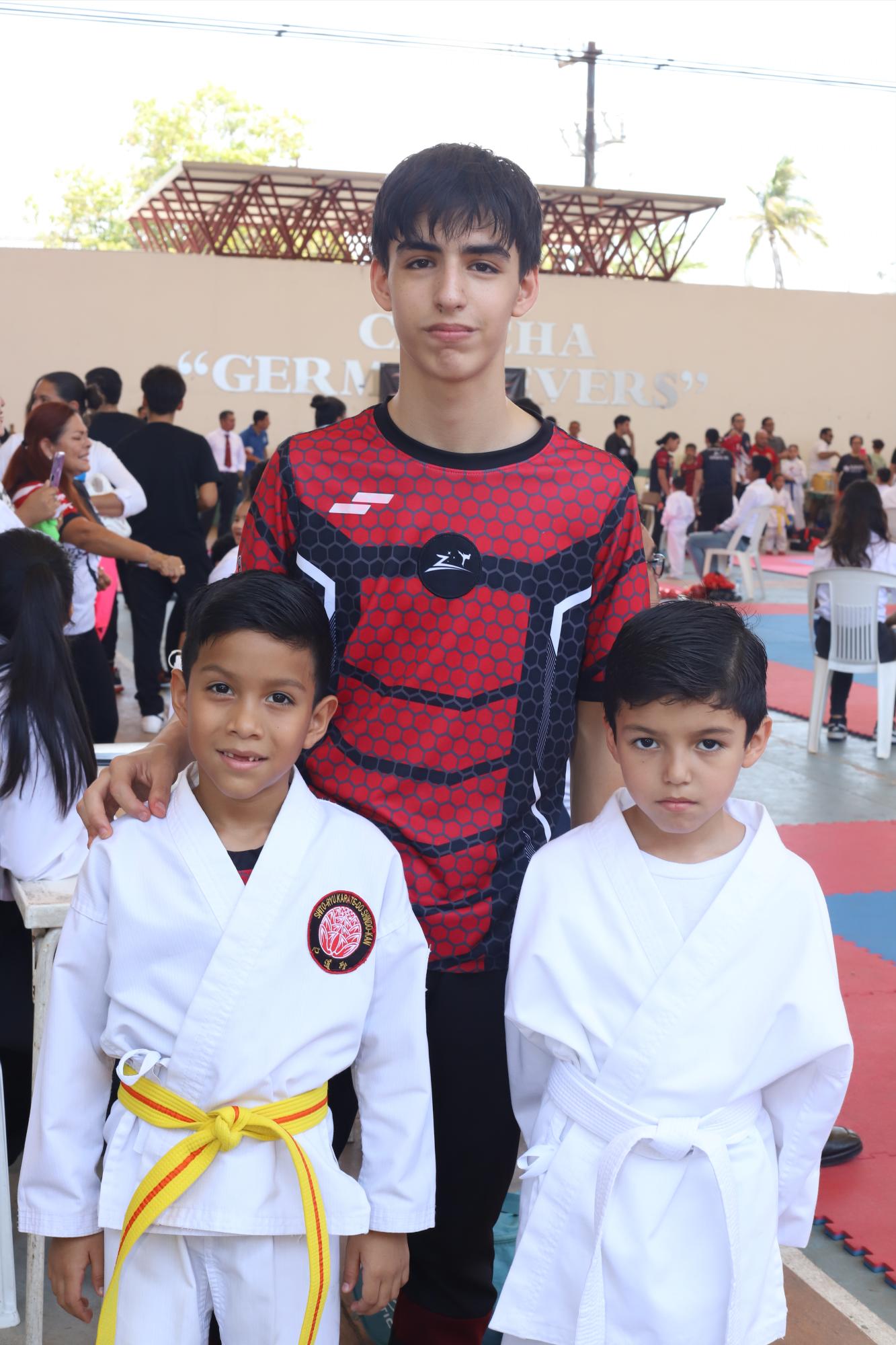 $!Ian Jaziel Valdez, Luis Ángel Beltrán y Dorian José Rubio.