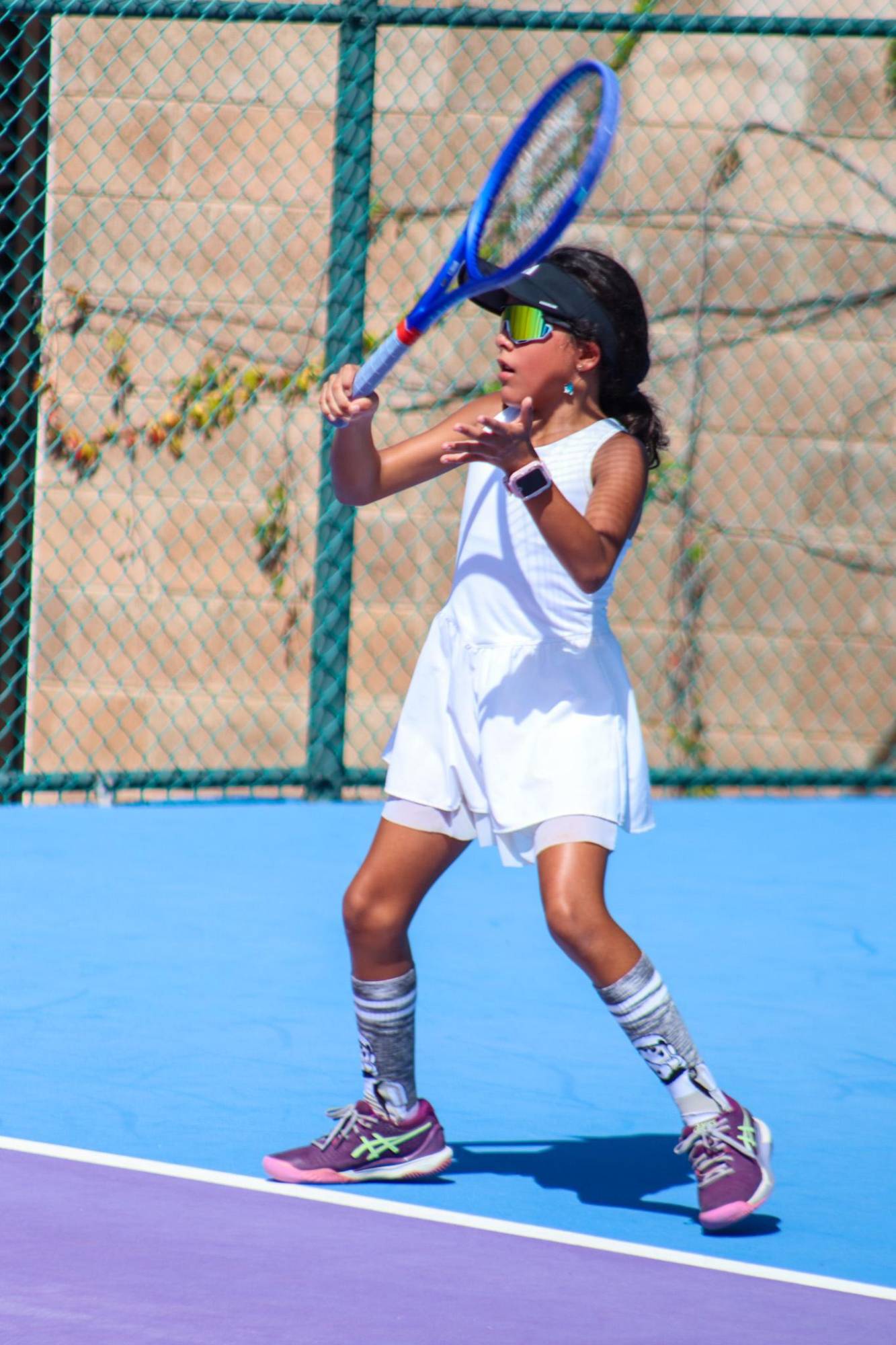 $!Disfrutan fanáticos del ‘deporte blanco’ de la primera etapa del Circuito de Tenis Imdem