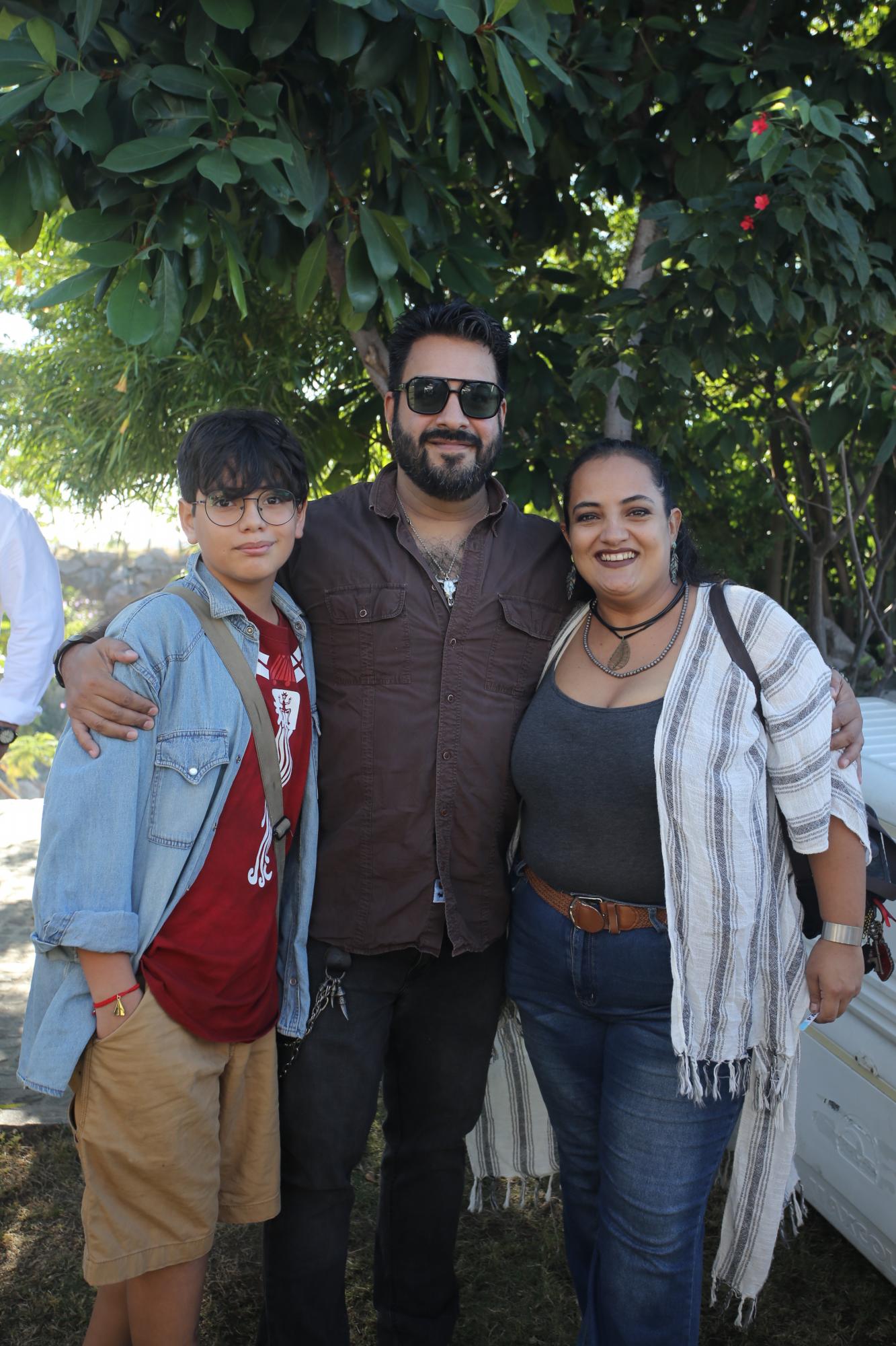 $!Aldo Galván, Francisco Valenzuela y Marysol Galván.