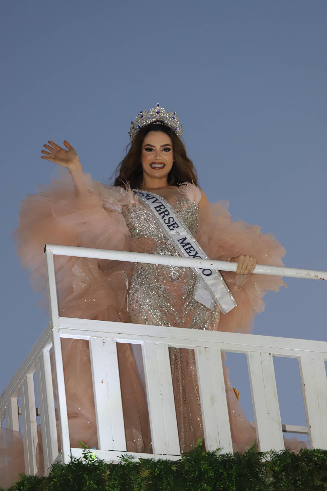 $!María Fernanda Beltrán, Miss Universo México 2024, se sumó a la fiesta.