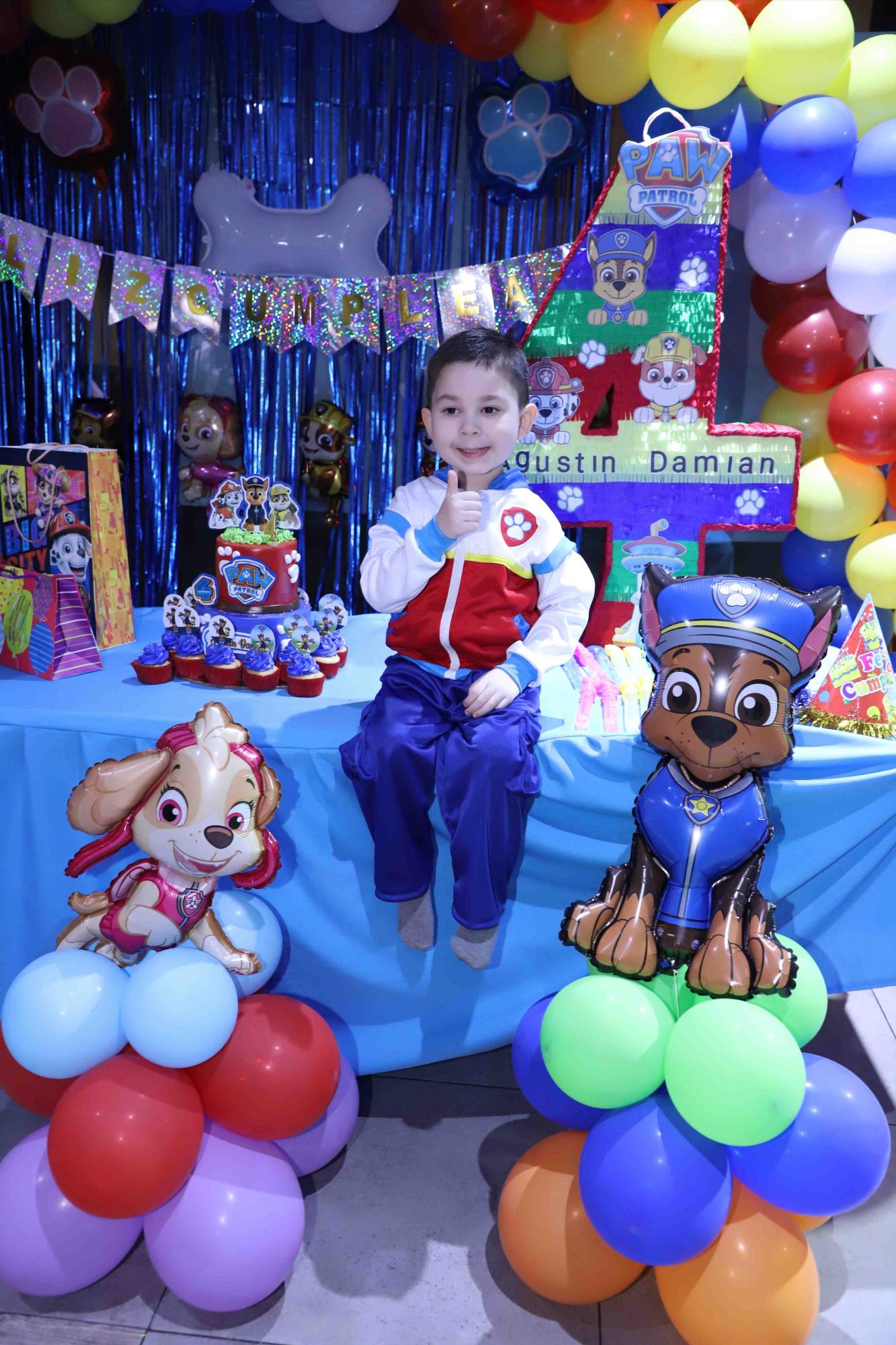 $!Agustín Damián Ramírez Ochoa feliz en su fiesta de cumpleaños.