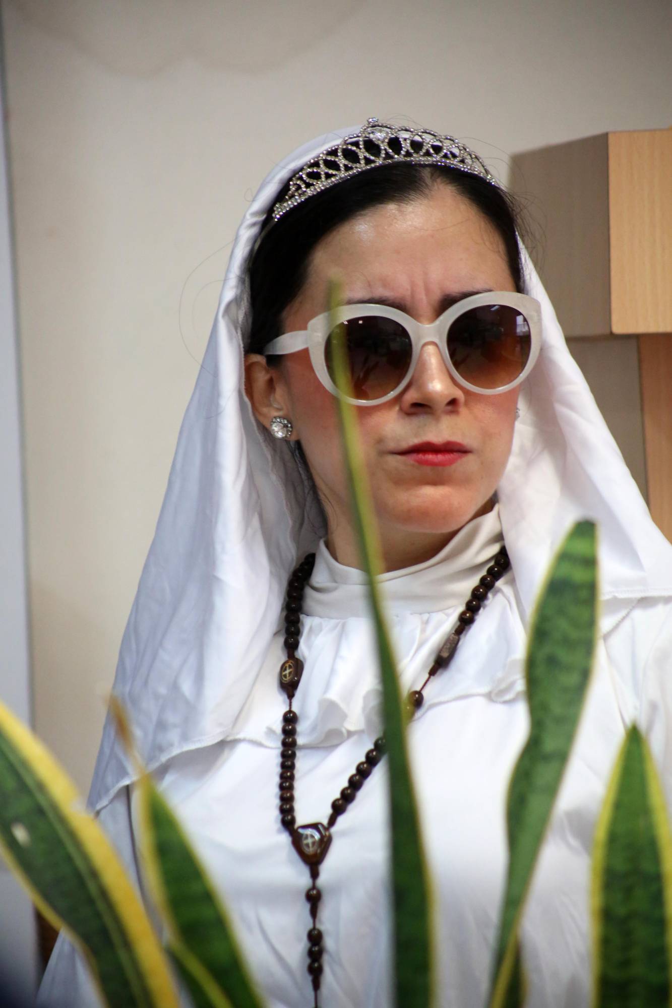 $!La actriz María Magdalena interpretando a Guadalupe Leyva Flores La novia de Culiacán.