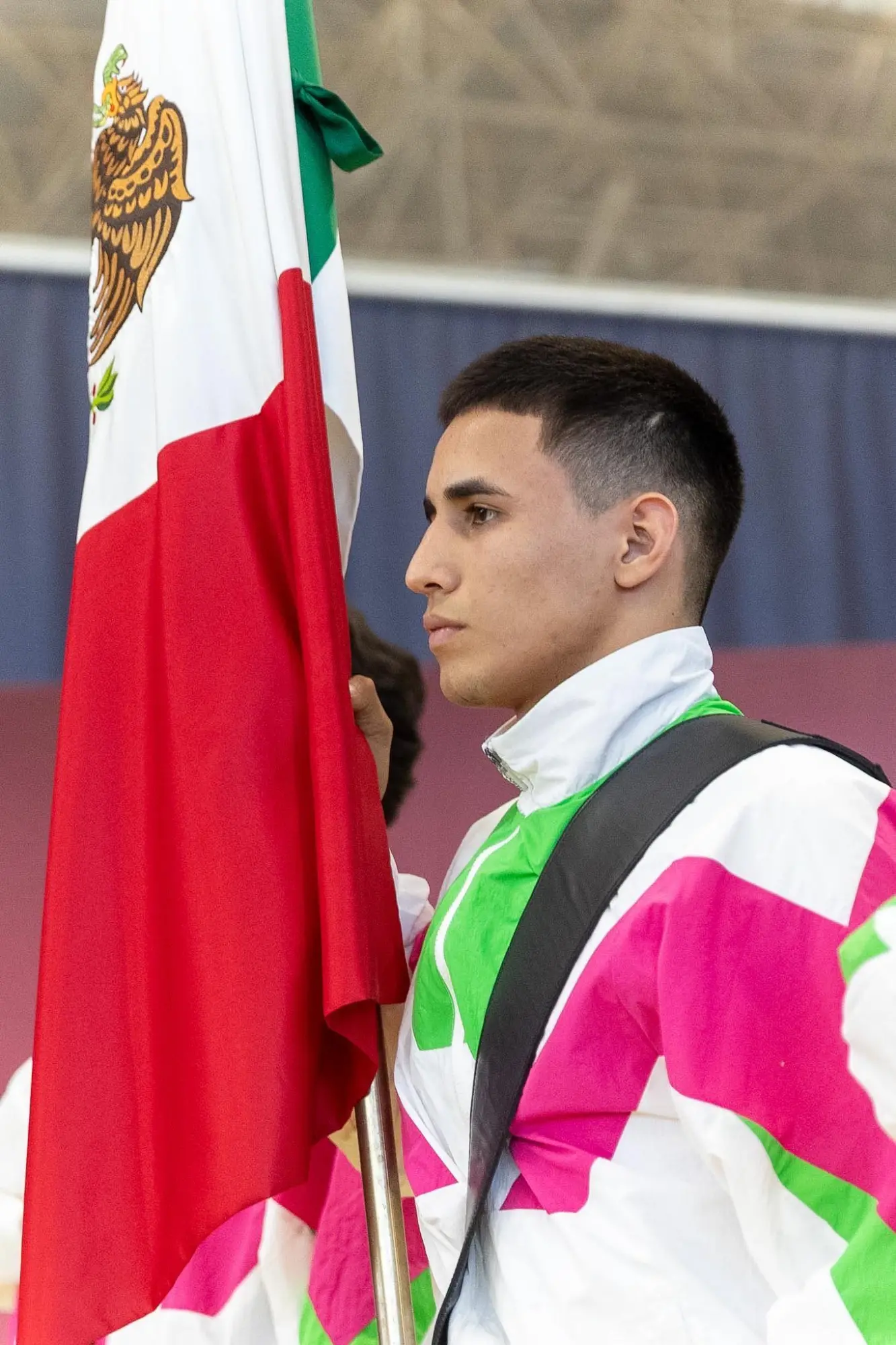 $!Mazatleco Jorge Nieblas abandera a la delegación mexicana para los Juegos Olímpicos de la Juventud 2026