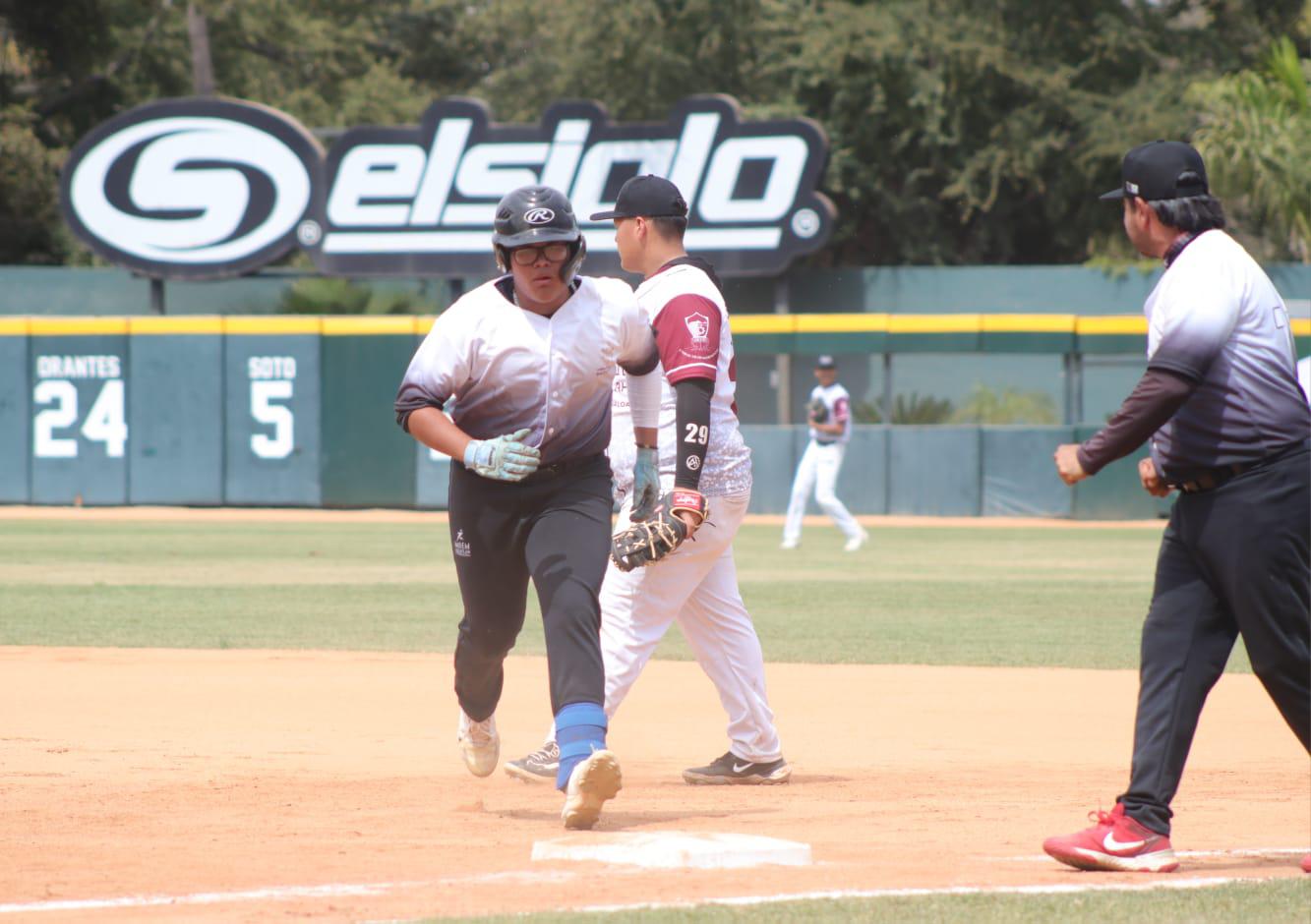 $!Dobletea Mazatlán, en el arranque del beisbol del estatal de los Juegos Conade