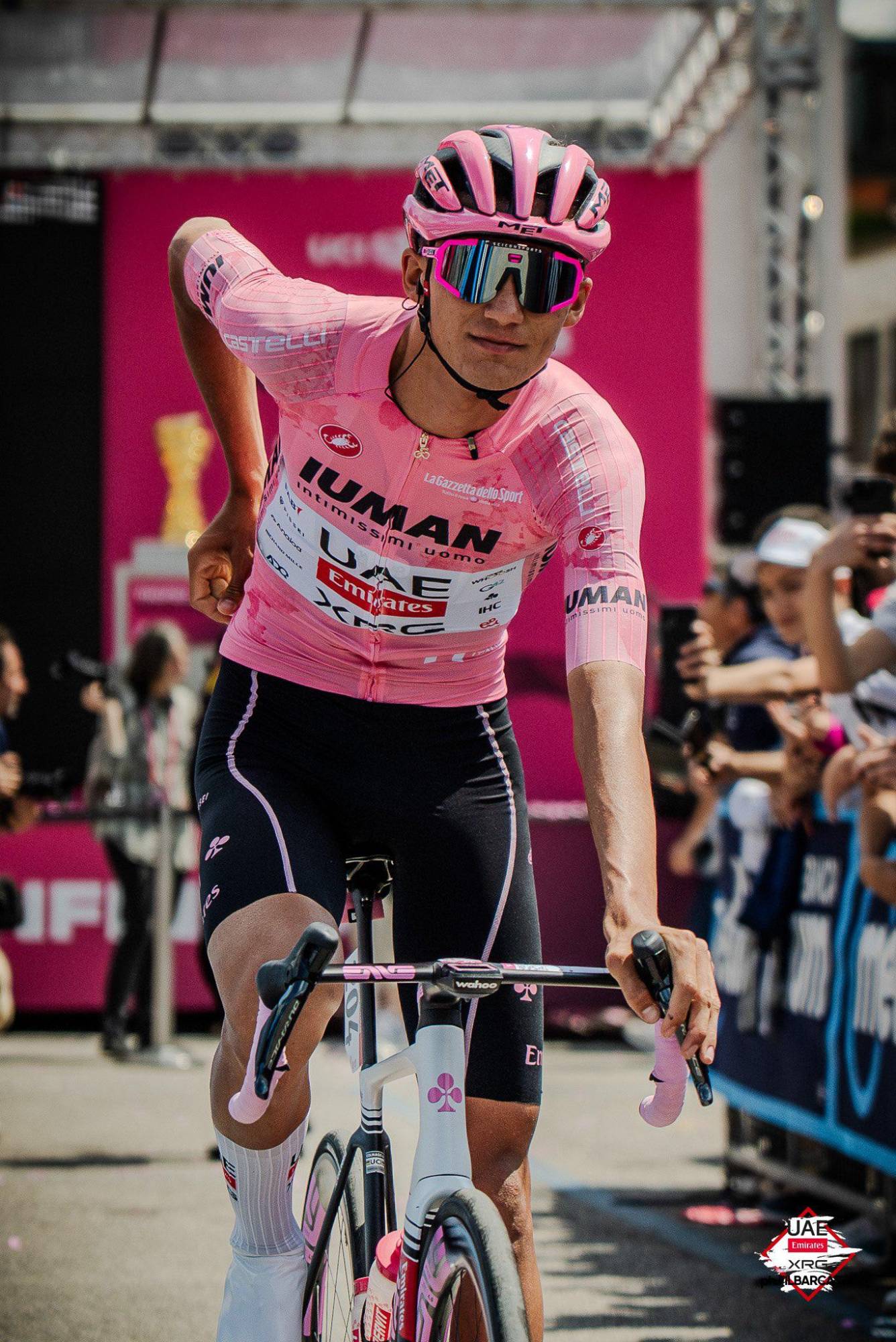 $!Isaac del Toro consolida su liderato en el Giro de Italia