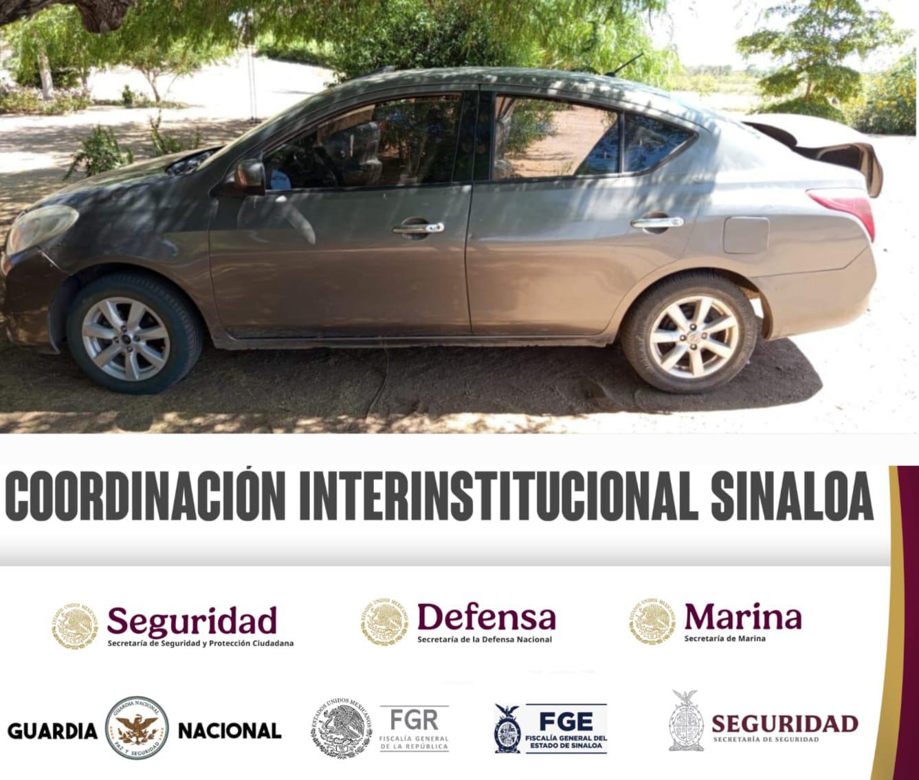 $!Recuperan 3 vehículos robados y aseguran armamento en Costa Rica, Culiacán