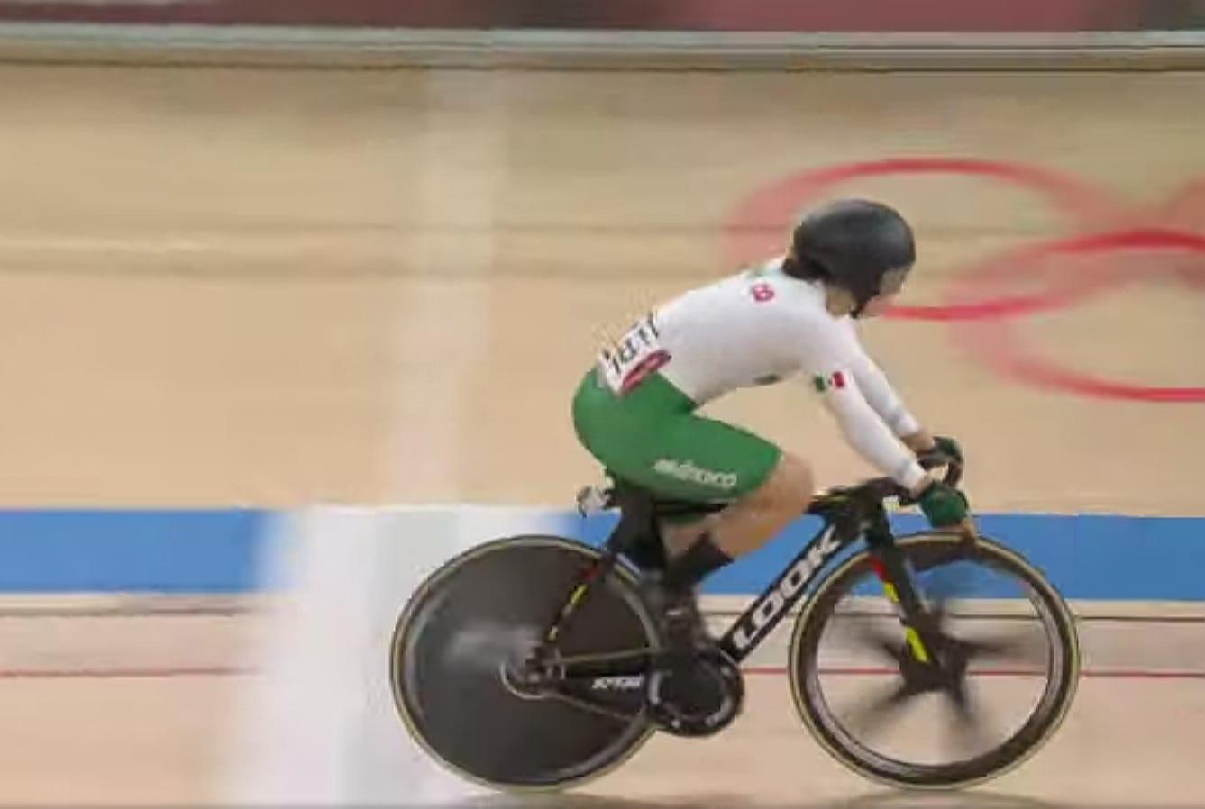 $!Sinaloense Luz Daniela Gaxiola cierra en sitio 11 en prueba de keirin de Tokio 2020