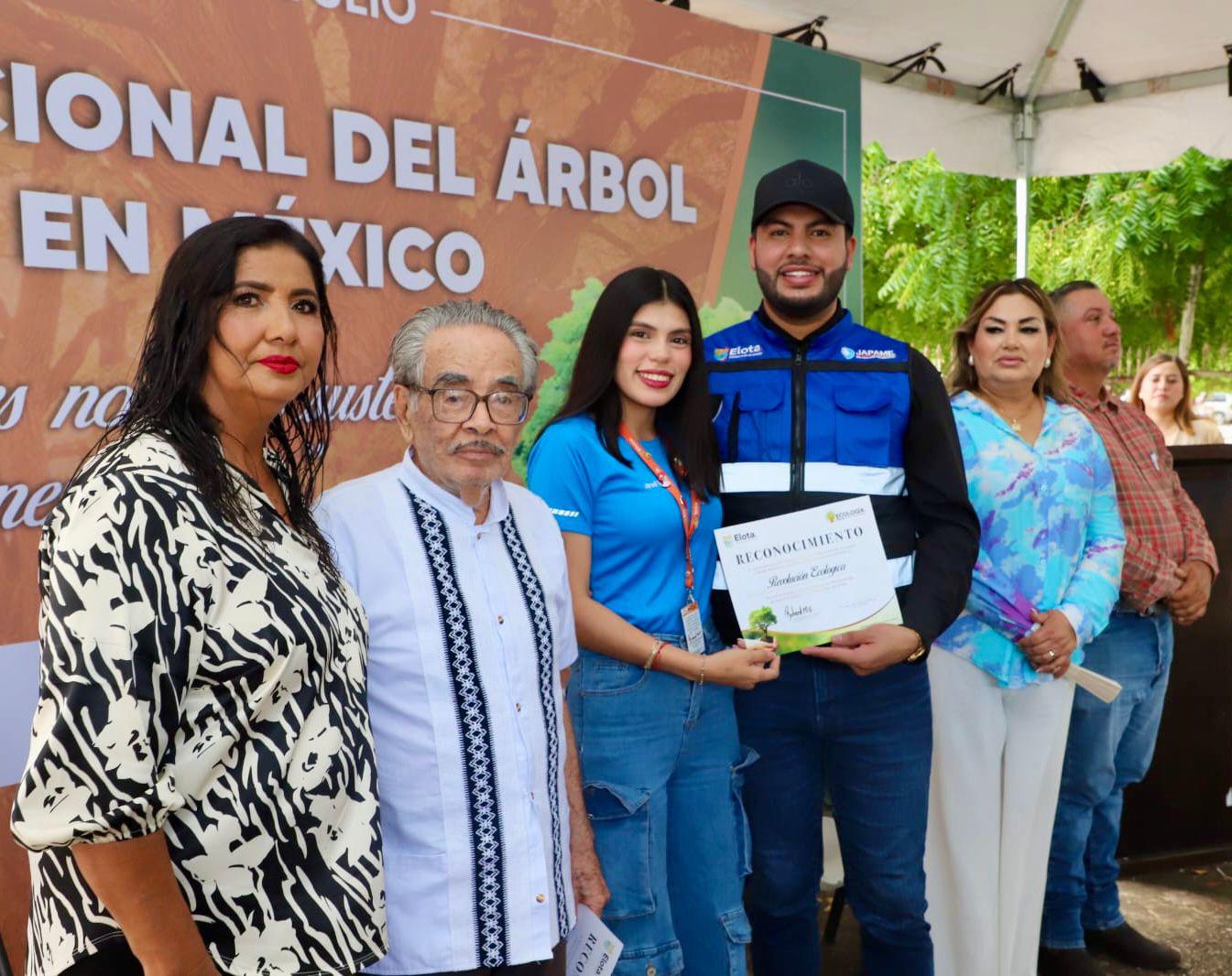 $!Con una jornada de arborización, conmemoran el Día Nacional del Árbol en Elota