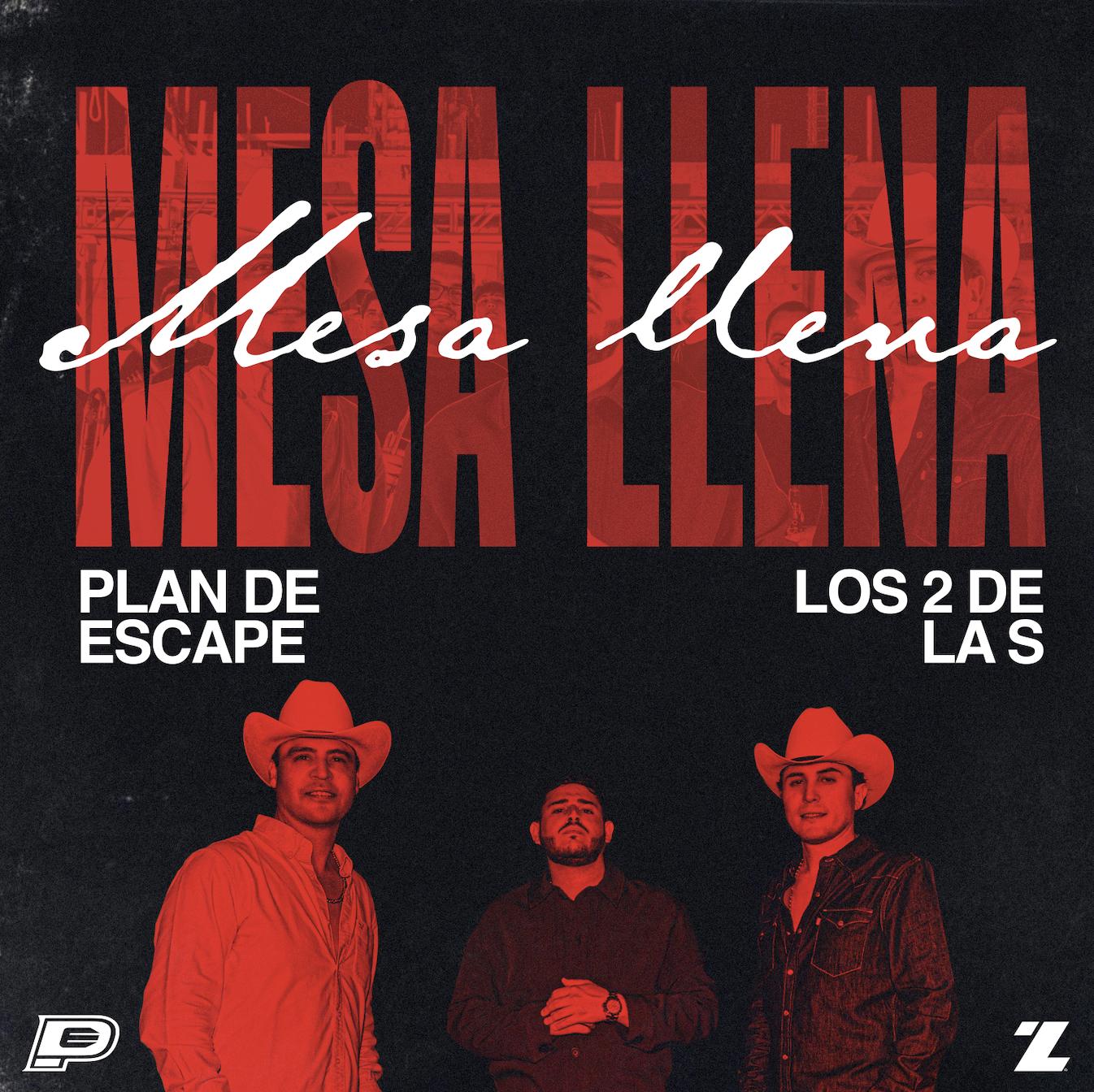 $!“Mesa Llena”, de Plan de Escape y Los 2 de la S, ya está disponible en las plataformas digitales de música.