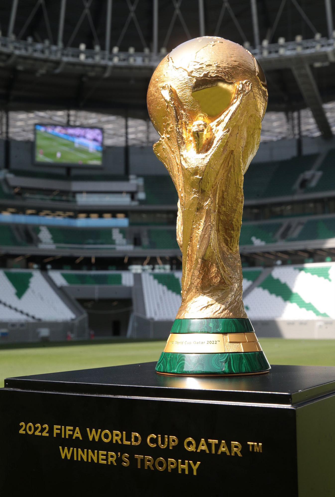 $!Trofeo de la Copa del Mundo.