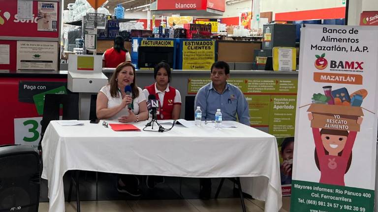 El Banco de Alimentos de Mazatlán recibió 17 mil 414 pesos con 84 centavos producto de la campaña de redondeo ‘Aportación de Clientes’.