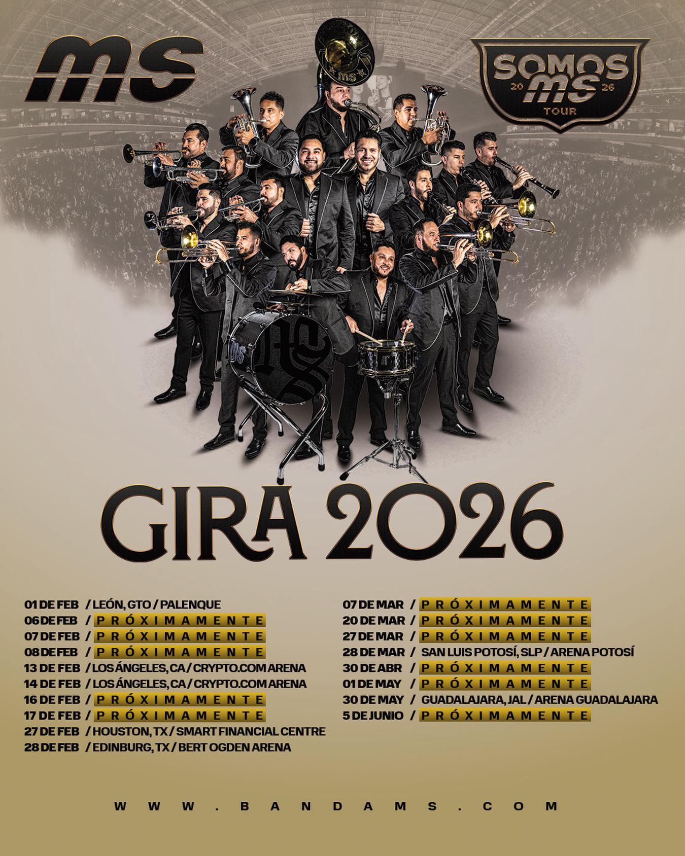 $!Celebrará la Banda MS el Día del Amor y la Amistad en Los Ángeles