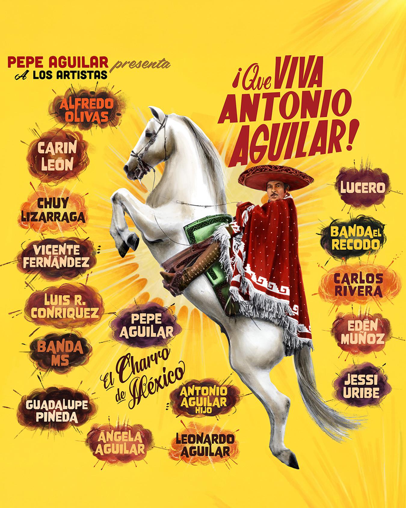 $!Lanza Pepe Aguilar, disco homenaje ‘¡Que viva Antonio Aguilar!’