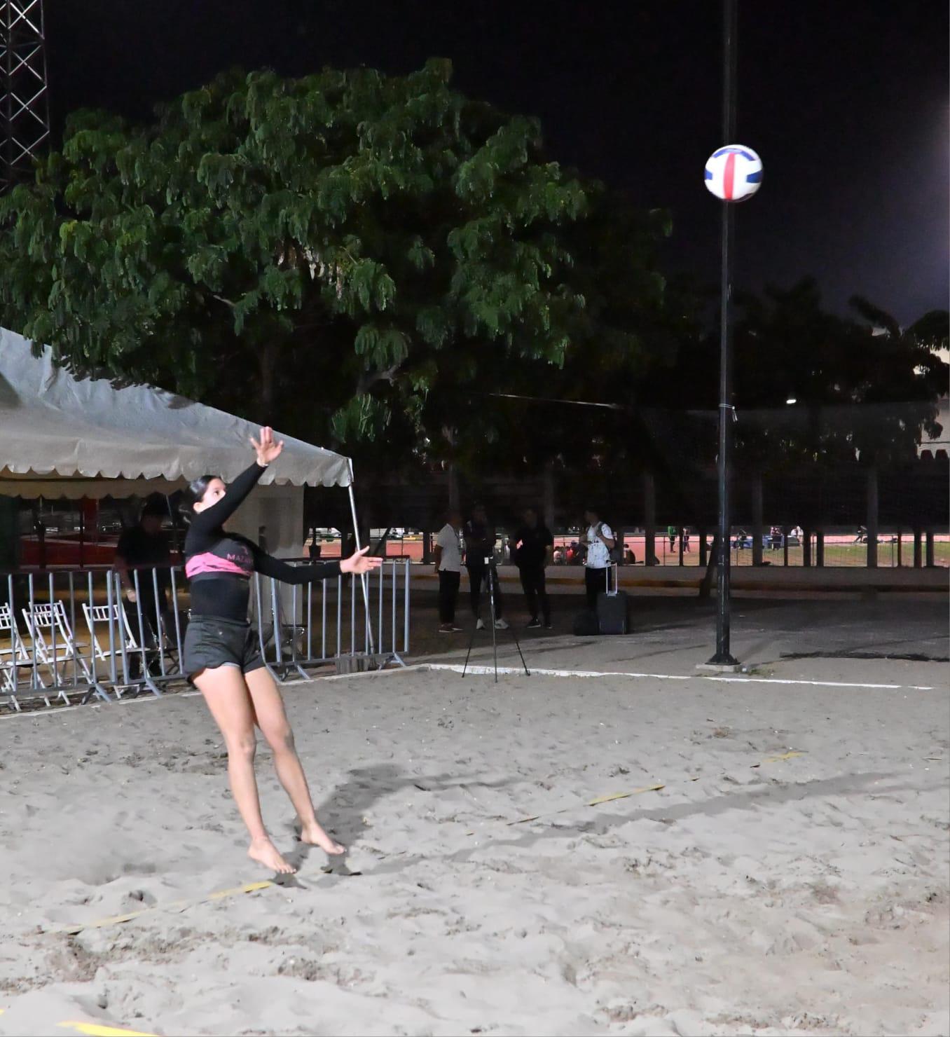 $!Inicio discreto del voleibol de playa en el estatal de Olimpiada Nacional