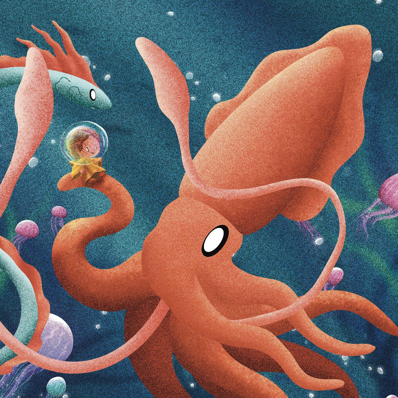 $!Durante el viaje, Rafa conoce a personajes del fondo del mar.