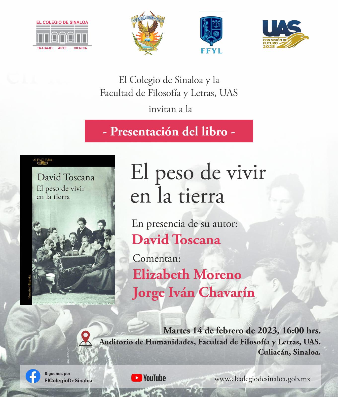 $!El libro se presentará en Culiacán el martes 14.