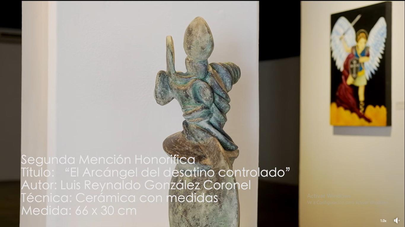 $!Obra de Luis González que obtuvo mención honorífica.