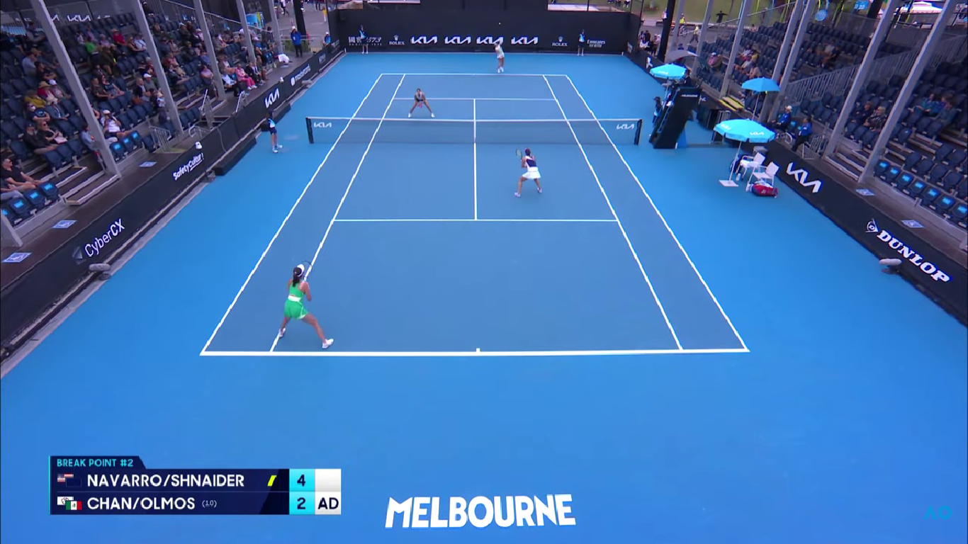 $!Giuliana Olmos es frenada en la segunda ronda del Abierto de Australia