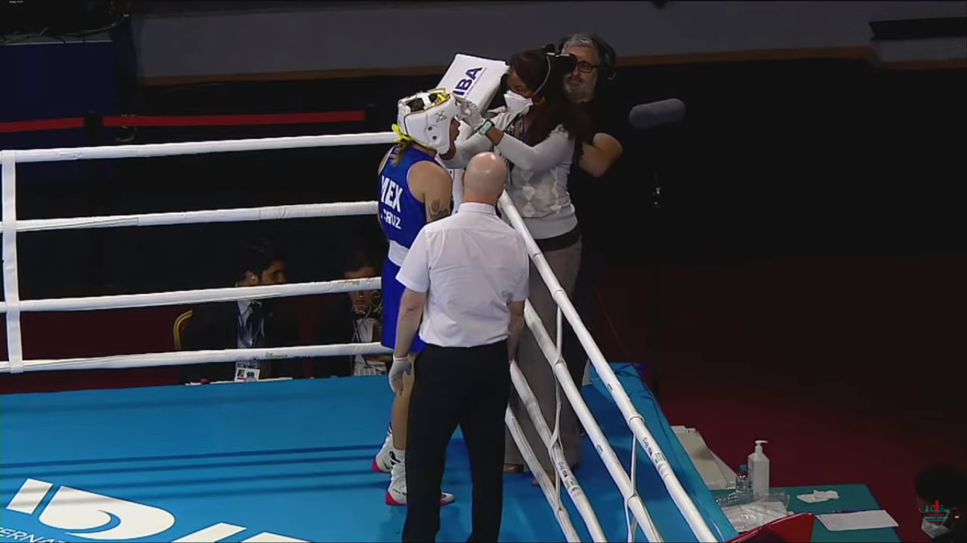 $!Sinaloense Tamara Cruz pierde en su debut en el Mundial de Boxeo Femenil