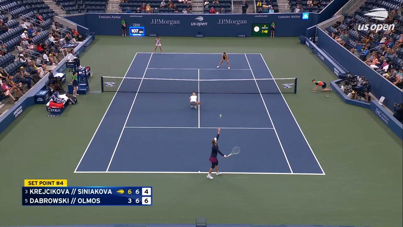 $!Mazatleca Giuliana Olmos se despide en cuartos de final del US Open