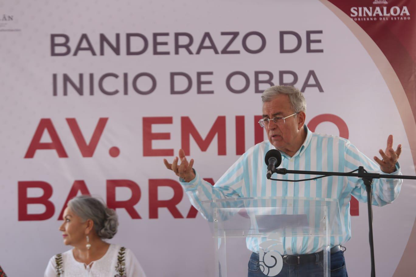 $!En Mazatlán inician trabajos para rehabilitar la Emilio Barragán y pavimentar otro tramo de la Santa Rosa al norte