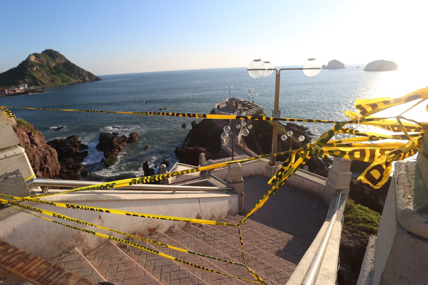 $!Suspenden remodelación de la glorieta ‘del corazón’, en Mazatlán, por falta de permisos