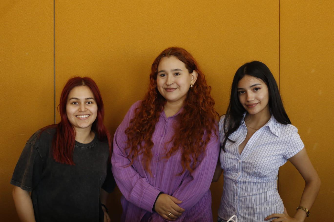 $!María Fernanda Uriarte Iribe, Nery Berenice Burgos Cuevas y Ashly Monserrat Miranda Ibarra.