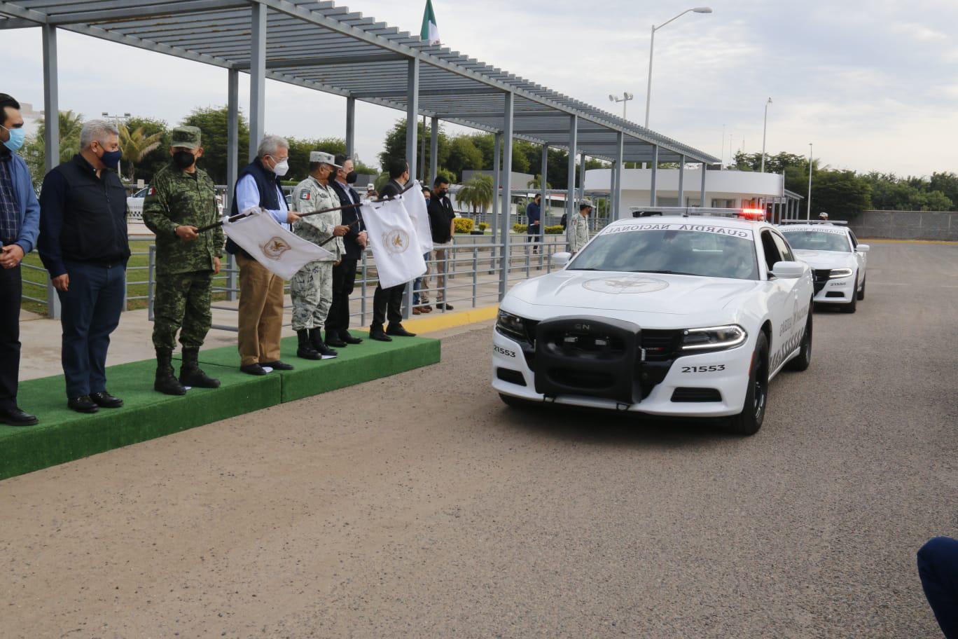$!Entregan 43 patrullas para la Guardia Nacional en Sinaloa que resguardarán las carreteras federales