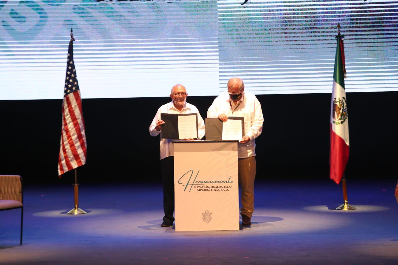 $!Se hermana Mazatlán con la ciudad de Mission, Texas