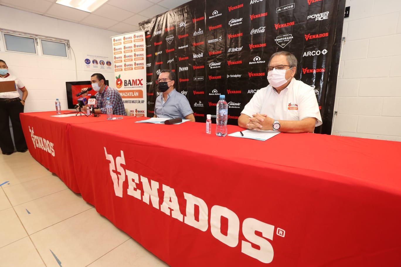 $!Venados de Mazatlán apoyará al Banco de Alimentos en la serie ante Yaquis