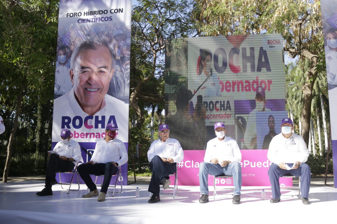 $!Promete Rocha apoyar la ciencia y la tecnología en caso de ganar la Gubernatura