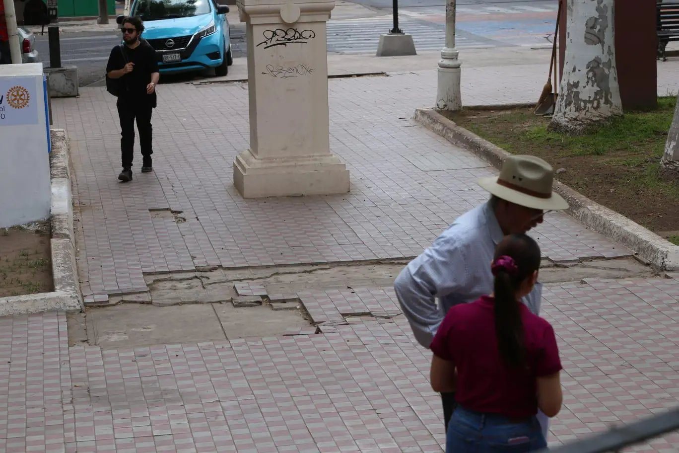 $!Se encuentra Plazuela Antonio Rosales de Culiacán entre escasa vigilancia y falta de mantenimiento