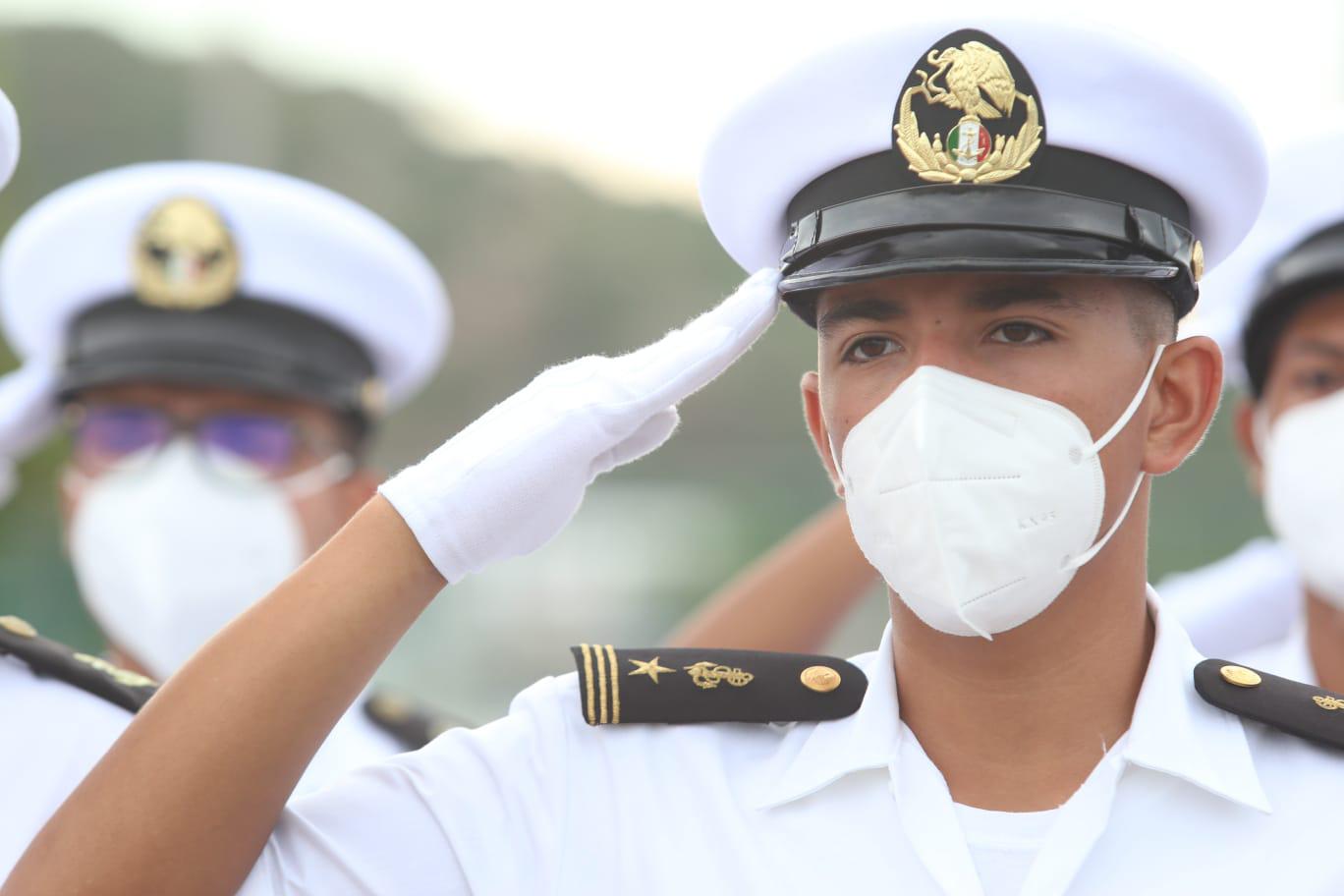 $!Celebran en Mazatlán el 175 aniversario de la Gesta de los Niños Héroes de Chapultepec