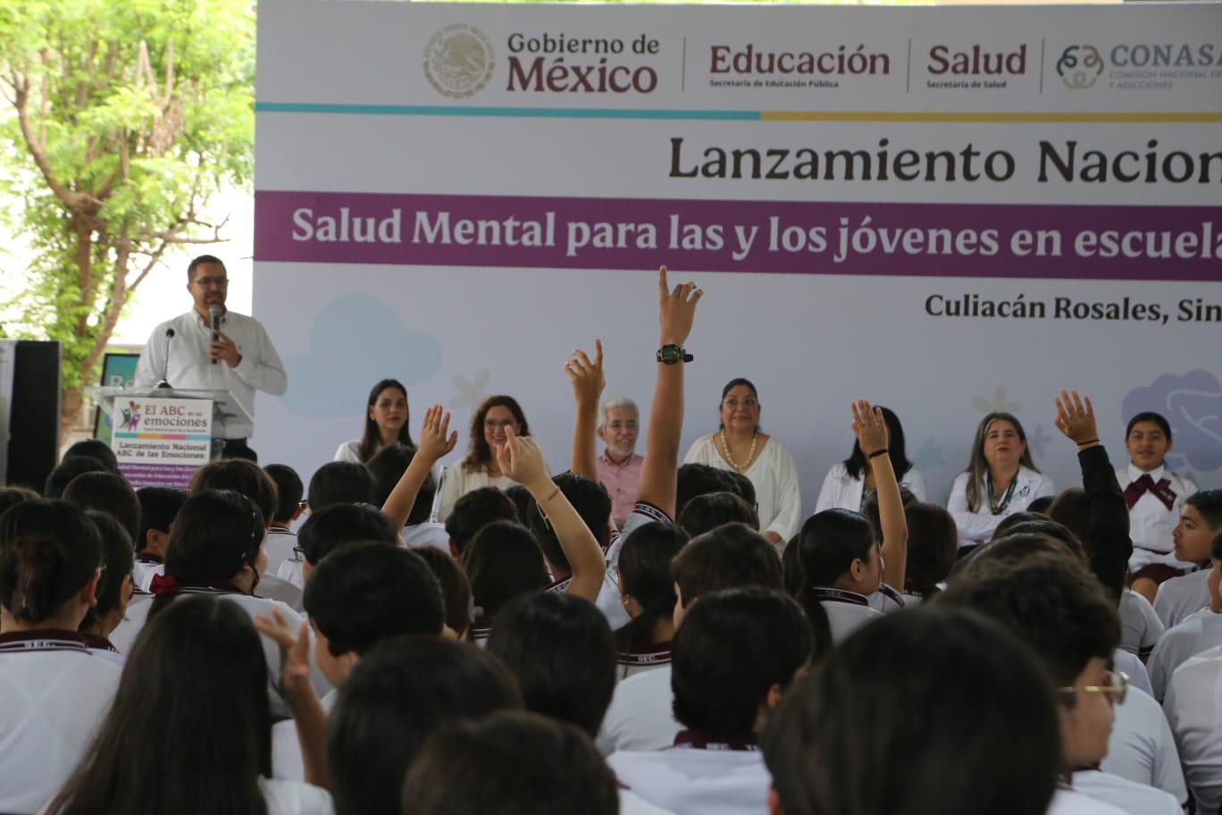 $!Llevarán atención de salud mental a secundarias y preparatorias de Sinaloa