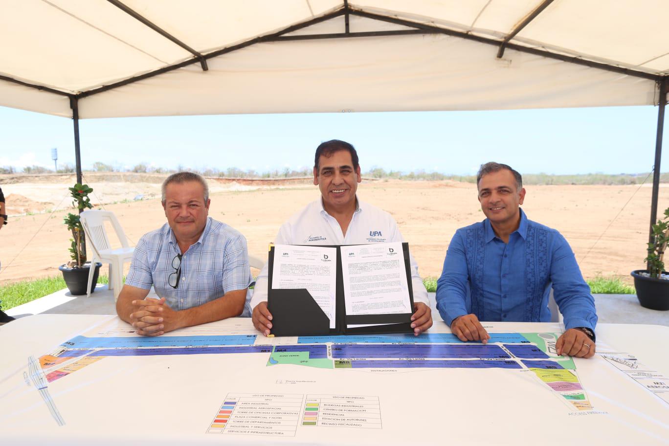 $!Hacen alianza para detonación económica con parque Aeroespacial de Mazatlán