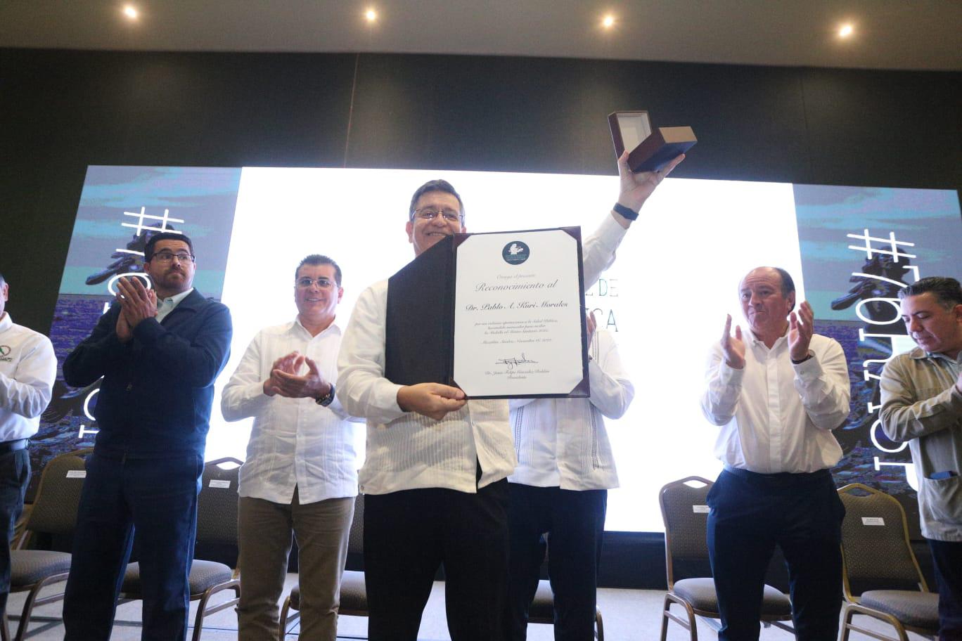 $!Inaugura Gobernador 76 Reunión Anual de Salud Pública ‘Doctor Raymundo Intriago Morales’