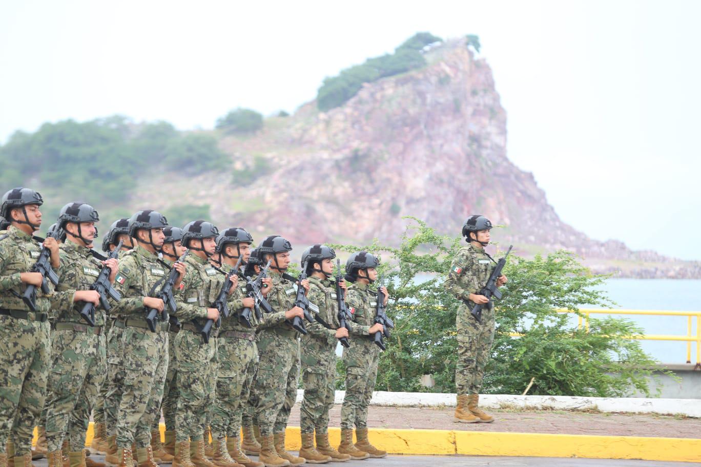 $!Celebran en Mazatlán el 175 aniversario de la Gesta de los Niños Héroes de Chapultepec