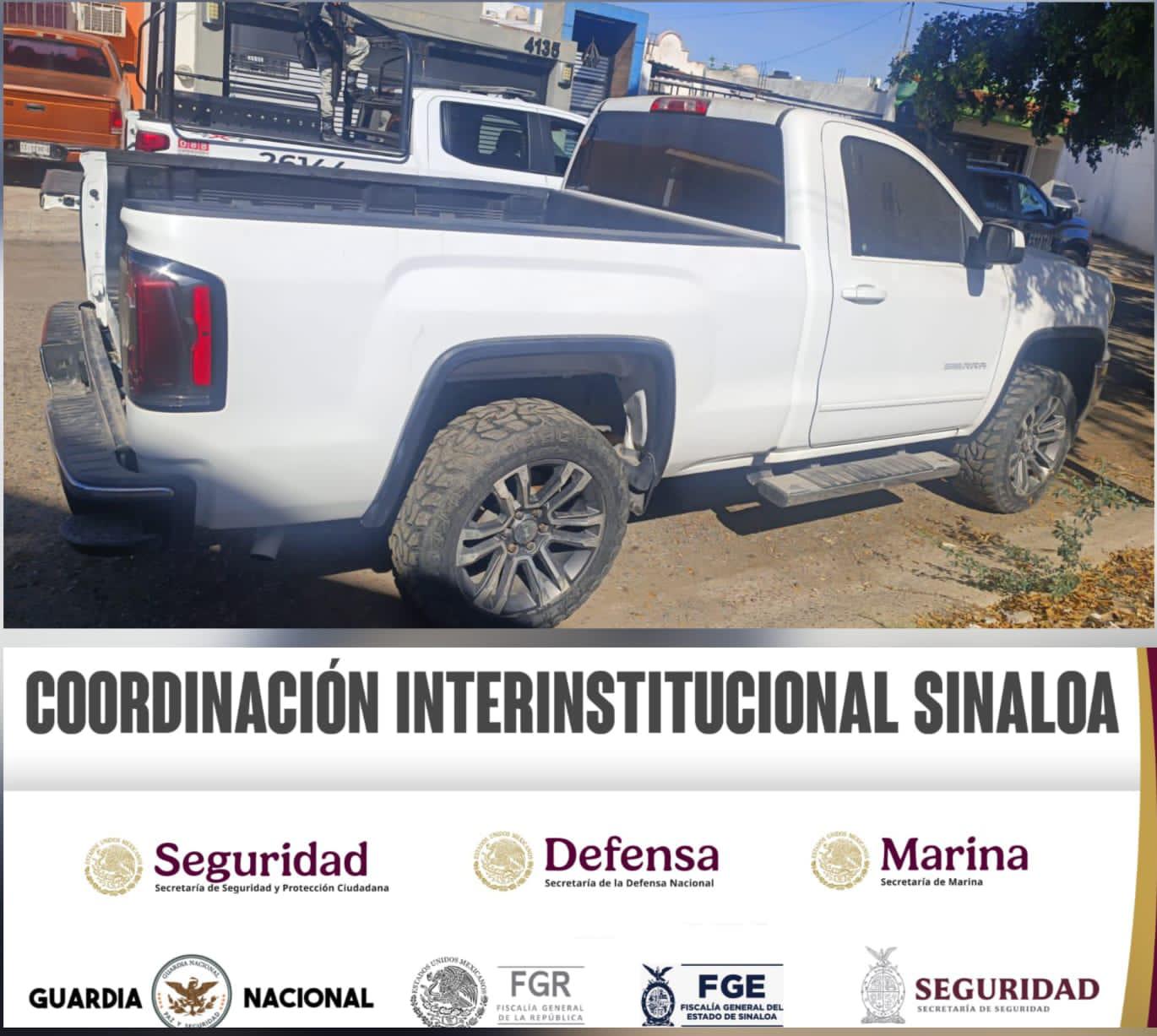 $!Recuperan en Mocorito cuatro vehículos robados y aseguran unidad con blindaje artesanal