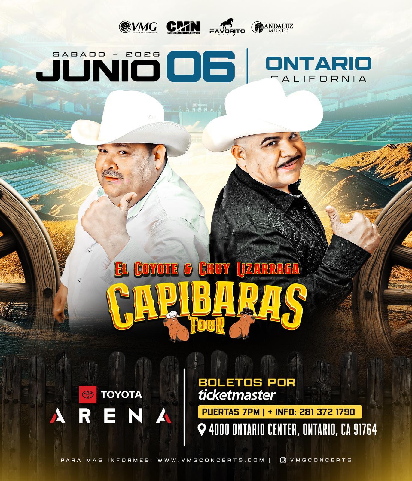 $!Ontario, California, será sede del espectáculo el 6 de junio, consolidando la expansión del tour en la Unión Americana.