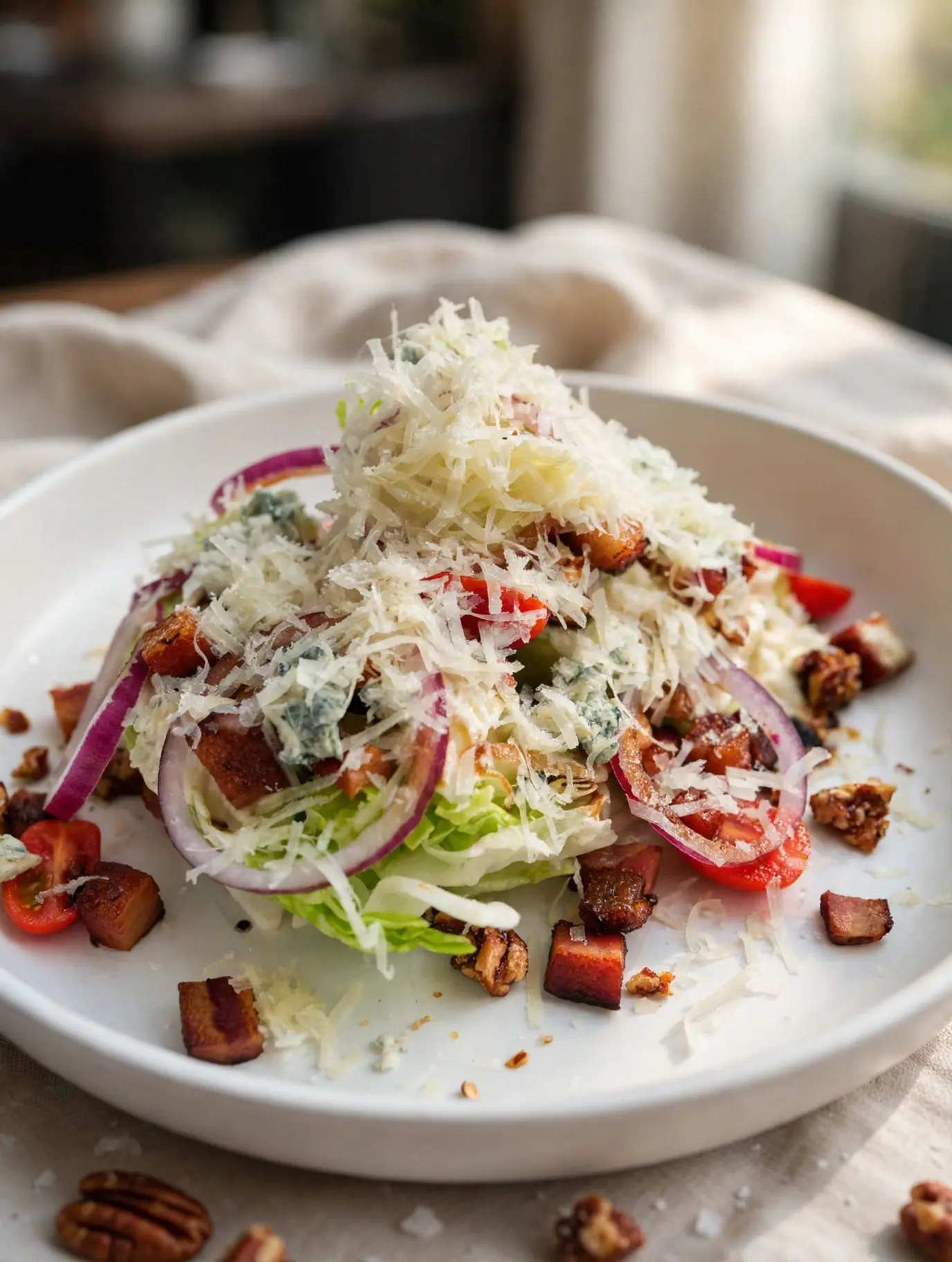 $!Ensalada Iceberg Wedge Salad.