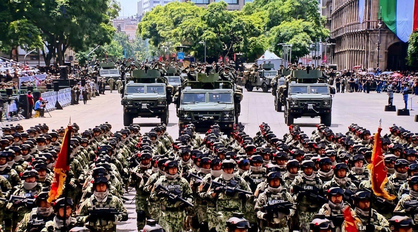 $!México no se doblega ni se vende, advierte Sheinbaum durante el desfile de la Independencia