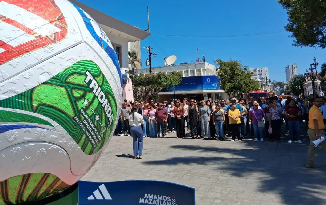 $!Fortalecen cultura preventiva con Simulacro Nacional en Palacio Municipal de Mazatlán