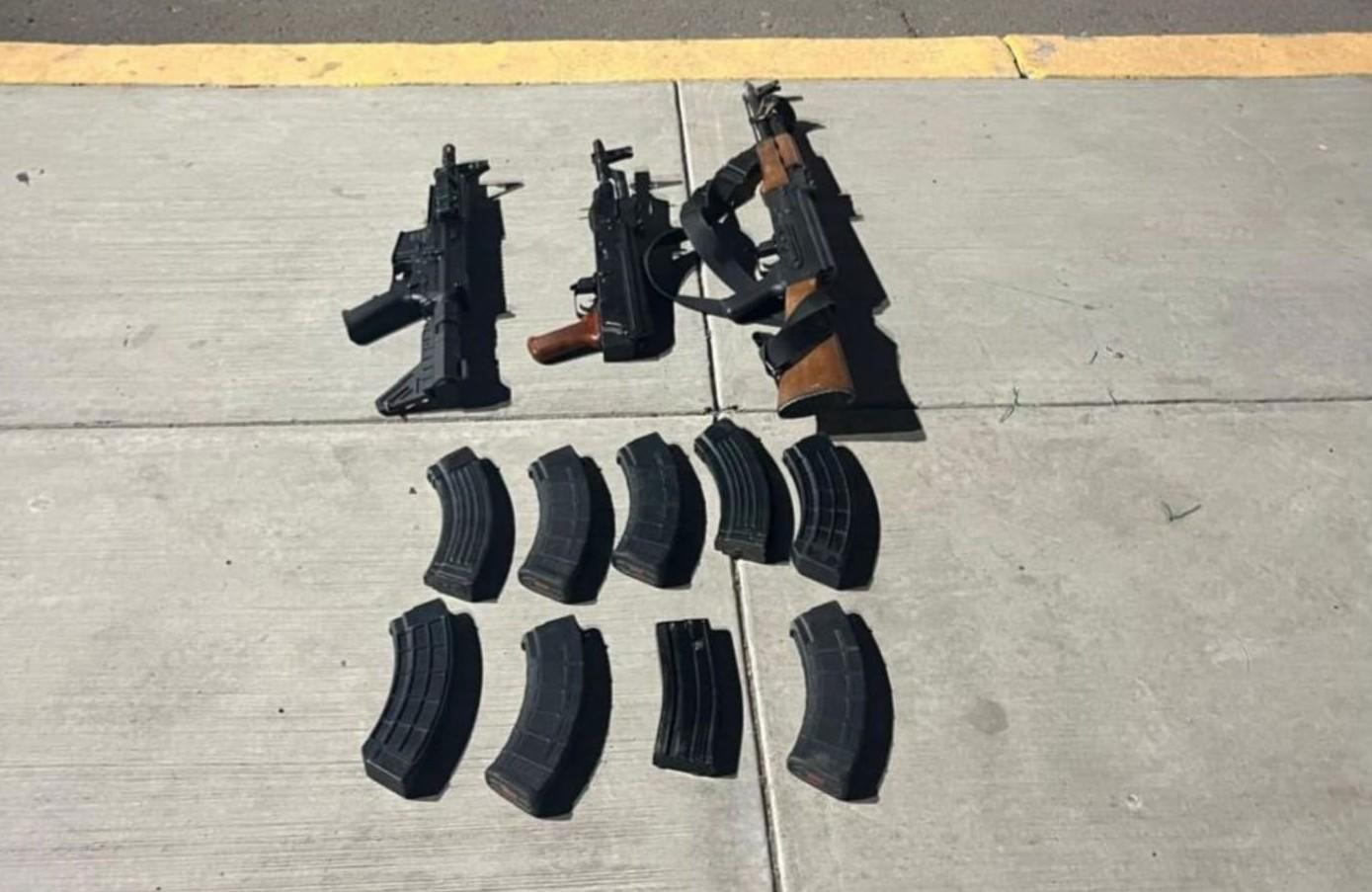 $!Tres civiles armados detenidos tras enfrentamiento con la Guardia Nacional en Culiacán