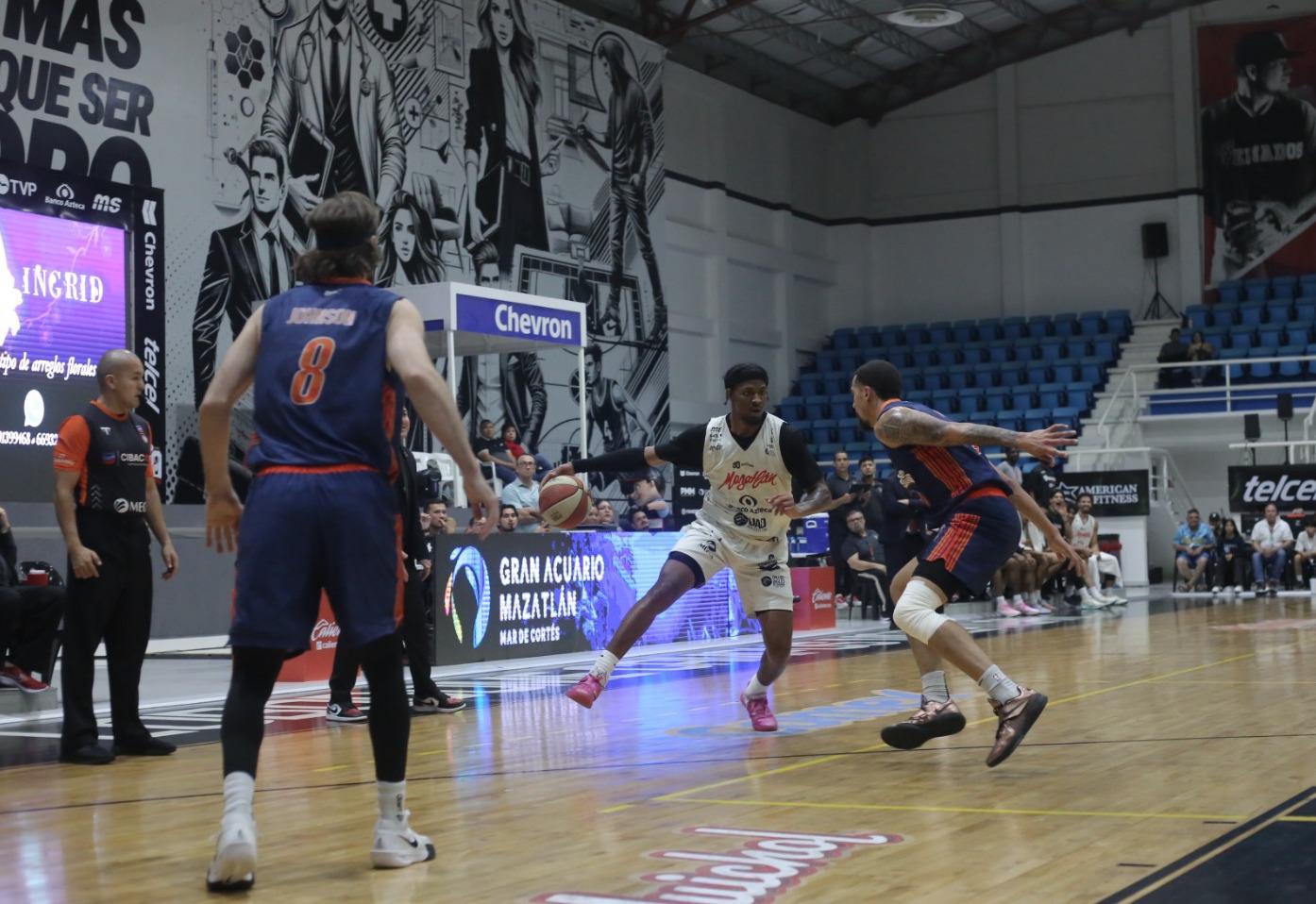 $!Se impone Venados Basketball con autoridad sobre Pioneros de Los Mochis en el arranque de la última serie en casa
