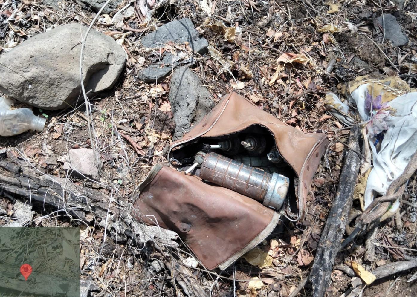 $!Marina localiza bolsa con municiones y explosivos en Mazatlán y San Ignacio