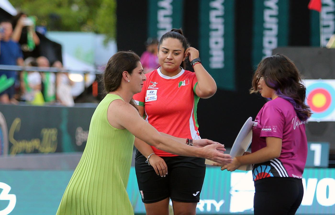 $!Dafne Quintero gana medalla de bronce en final de Copa del Mundo de Tiro con Arco