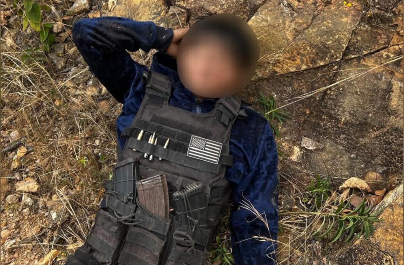 $!Enfrentamiento en Concordia deja un detenido y arsenal asegurado por el Ejército