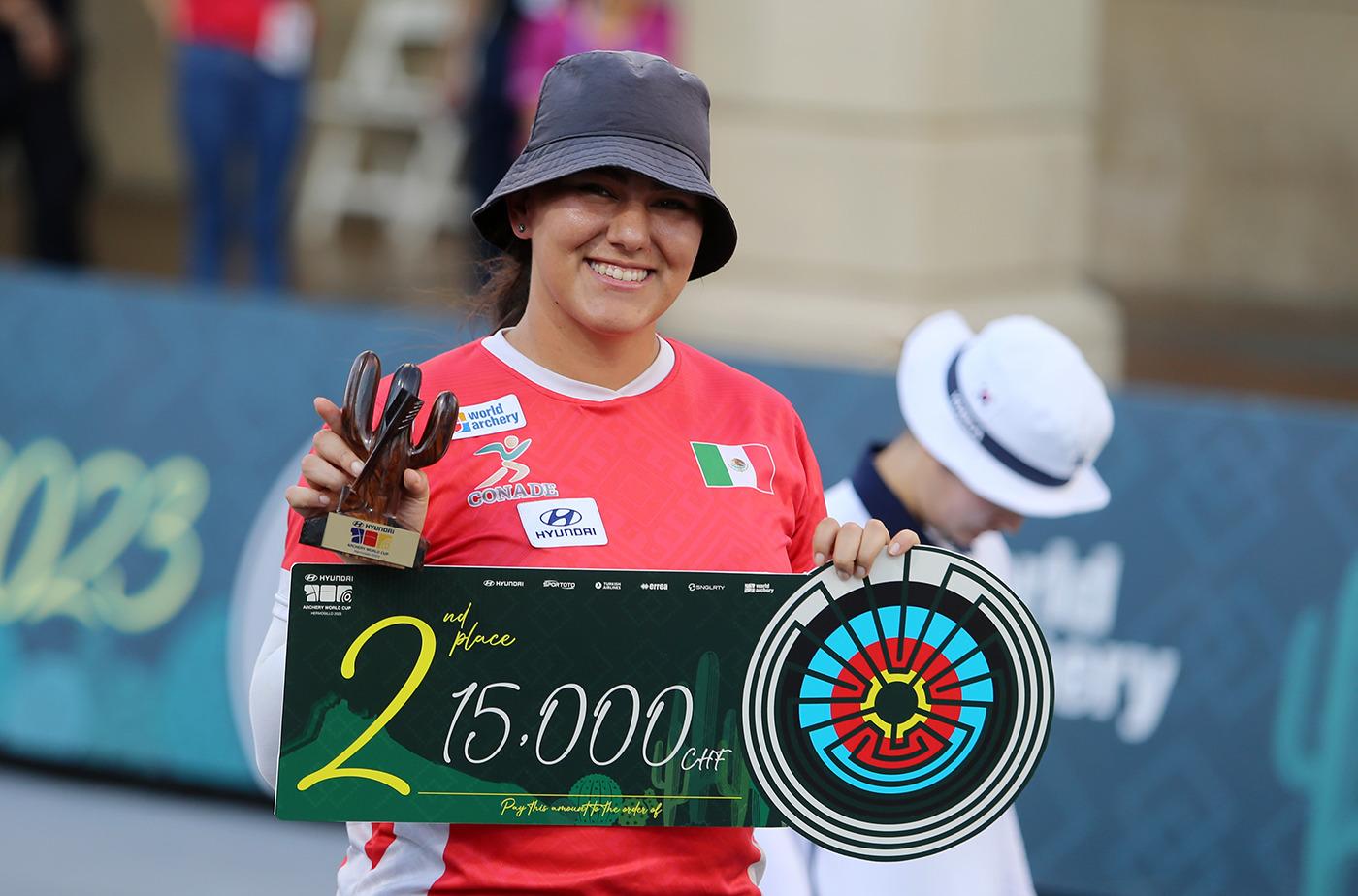 $!Alejandra Valencia obtiene subcampeonato en Copa del Mundo
