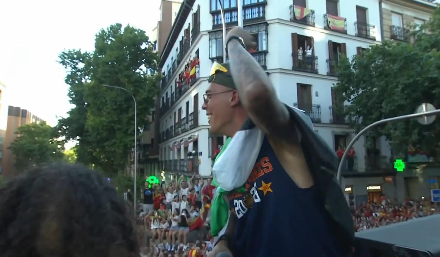 $!España celebra el título mundial en Madrid junto a multitudinaria presencia de aficionados