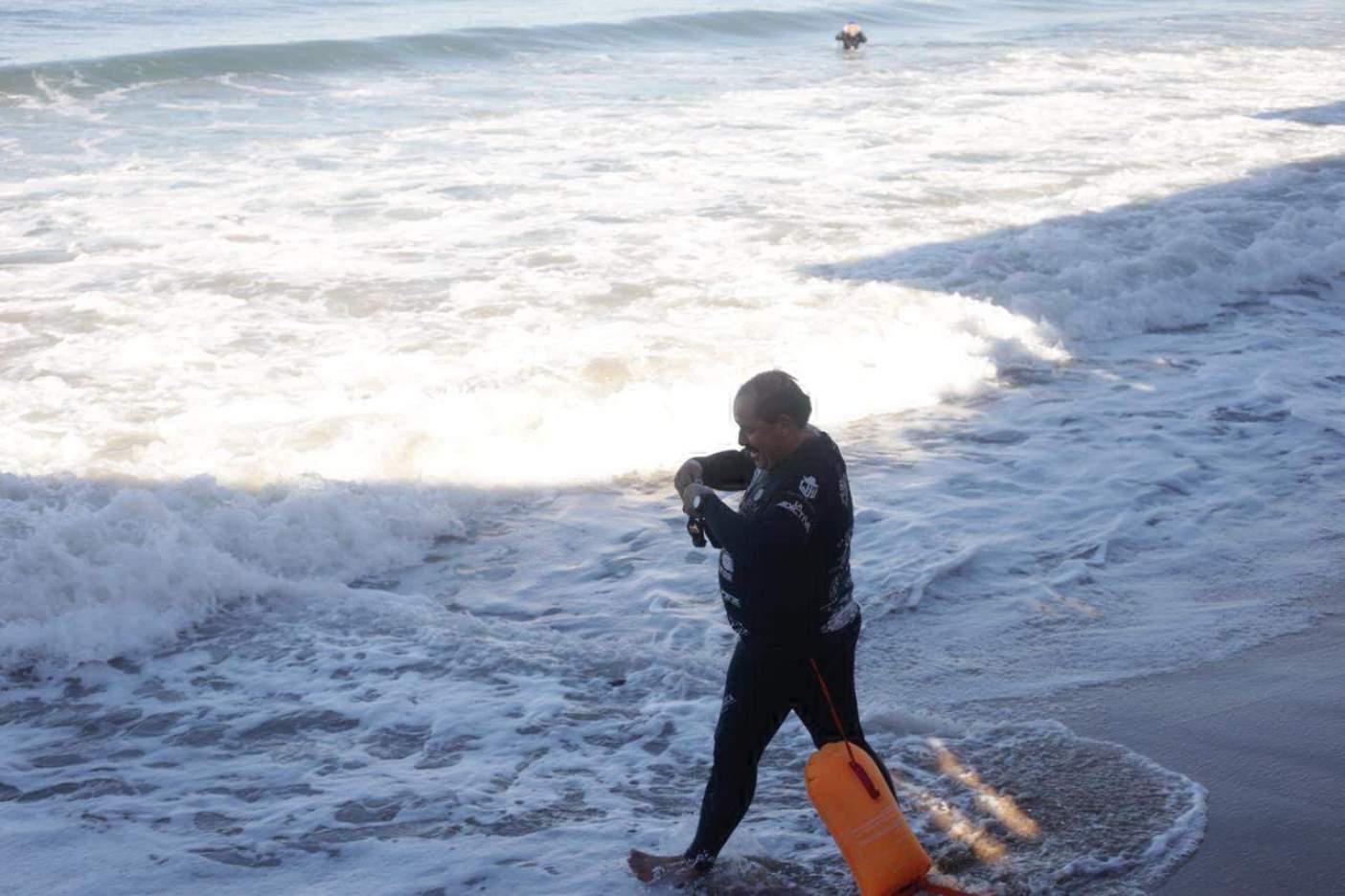 $!Sergio ‘Tiburón’ Velarde regresa al mar a seguir cumpliendo hazañas